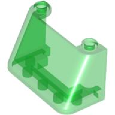 trans-green windscreen 2 x 4 x 2