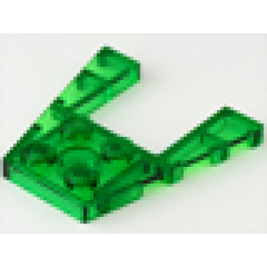 trans-green wedge plate 4 x 4