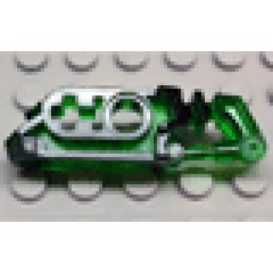 trans-green bionicle head connector block eye brain stalk toa metru