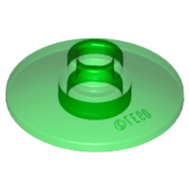 trans-green dish 2 x 2 inverted radar