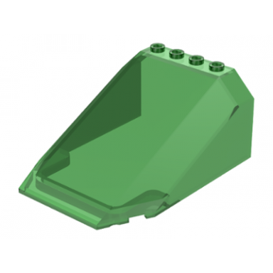 trans-green windscreen 8 x 6 x 3 wedge