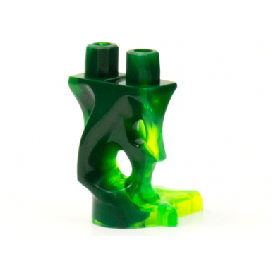 lower body ghost with marbled dark green pattern