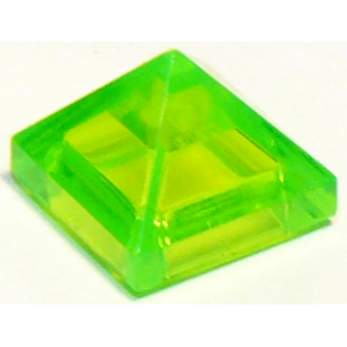 trans-bright green slope 45 1 x 1 x 2 3 quadruple convex pyramid