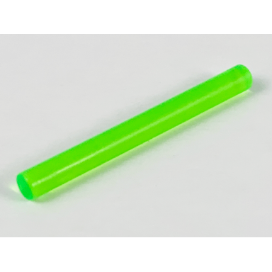 trans-bright green bar 4l lightsaber blade wand