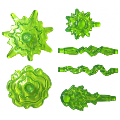 trans-bright green magic spells 6 in bag multipack