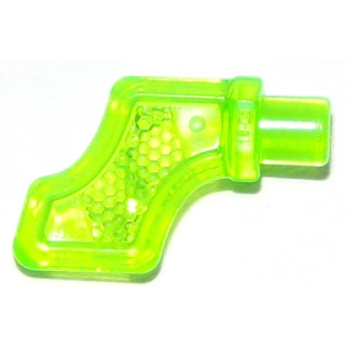 trans-bright green minifigure helmet wing