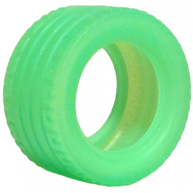 trans-bright green tire 43.2 x 22 zr