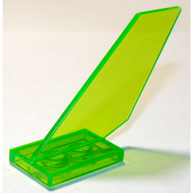 trans-bright green tail shuttle