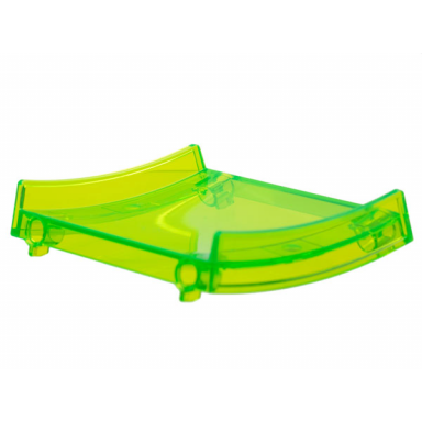 trans-bright green sports stuntz loop ramp section