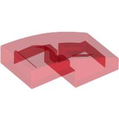 trans-red slope curved 2 x 1 x 2 3