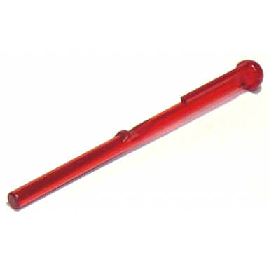 trans-red projectile arrow bar 8l with round end spring shooter dart