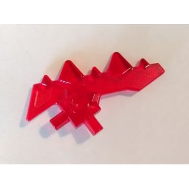 minifigure weapon blade with bars and 5 spikes