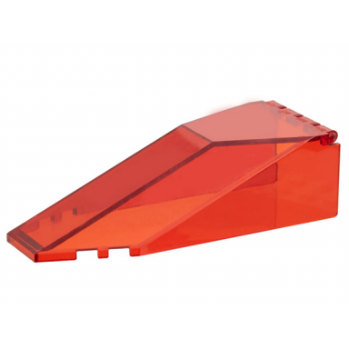 trans-red windscreen 10 x 4 x 2 1 3 canopy