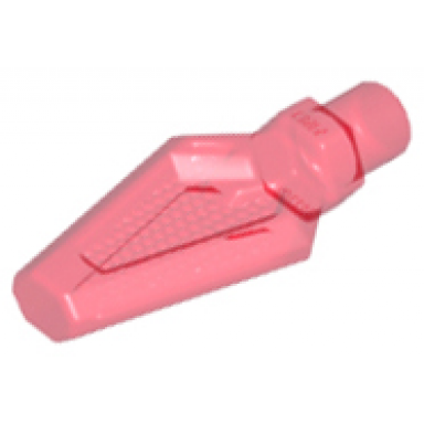 trans-red minifigure weapon spear tip