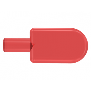 trans-red ice pop freezer lollipop lolly pole popsicle stick