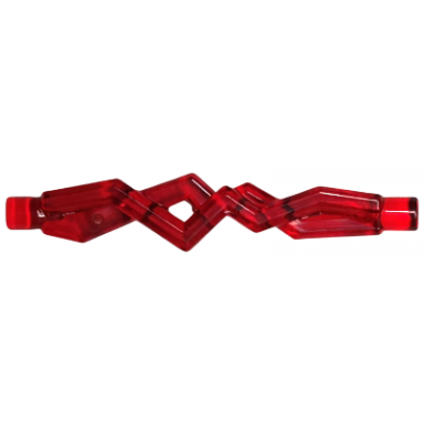 trans-red magic spell lightning with bar ends