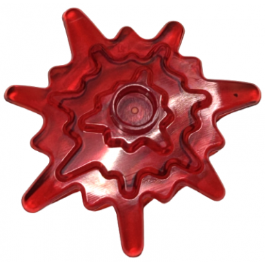 trans-red magic spell shield splat