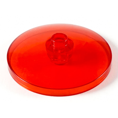 trans-red dish 4 x 4 inverted radar with open stud