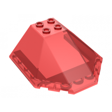 trans-red windscreen 6 x 6 x 2 canopy