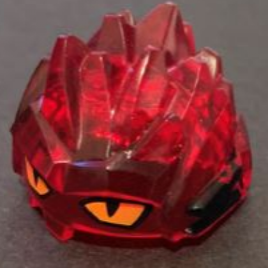 trans-red head rock monster jaw upper type ii with red eyes pattern