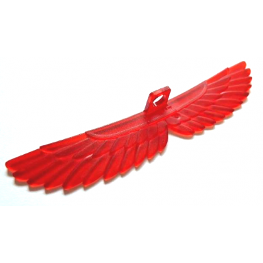 trans-red minifigure wings bird extended