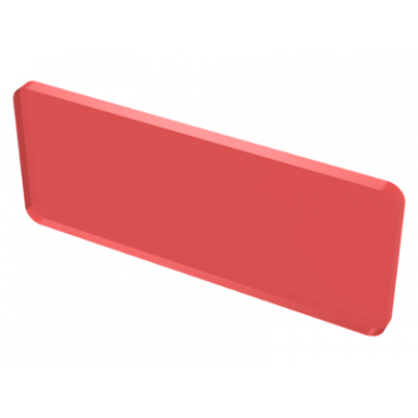 trans-red glass for panel 3 x 6 x 6 with window