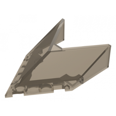 trans-brown windscreen 6 x 4 x 1 1 3 pointed