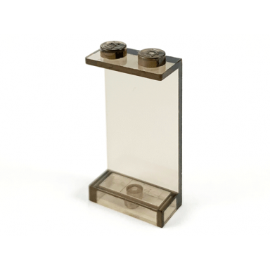 trans-brown panel 1 x 2 x 3 - solid studs