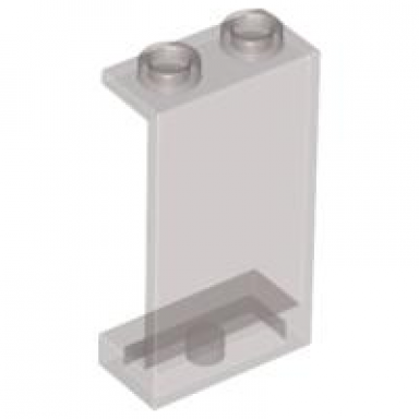 trans-brown panel 1 x 2 x 3 - hollow studs