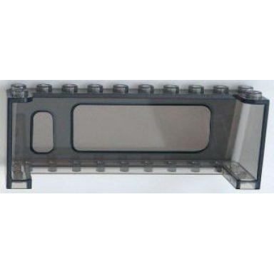 trans-brown windscreen 3 x 10 x 3 with large window left small window right pattern