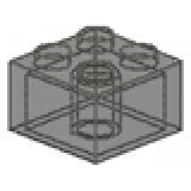 trans-brown brick 2 x 2