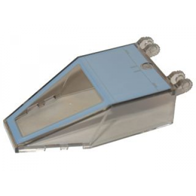 trans-brown windscreen 7 x 4 x 1 2 3 with locking dual 2 fingers 9 teeth with sand blue sw y-wing pattern