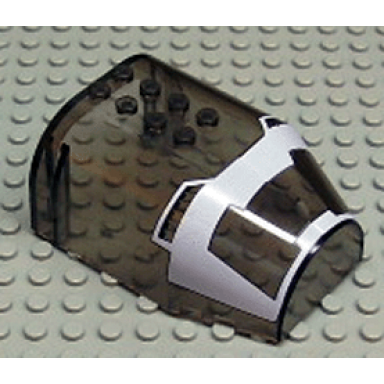 trans-brown windscreen 8 x 6 x 3 curved top angled canopy with life on mars pattern