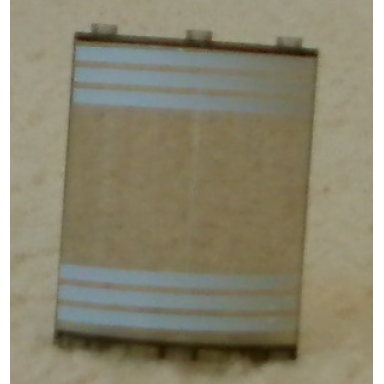 trans-brown cylinder quarter 4 x 4 x 6 with 6 white stripes pattern stickers - set 7047