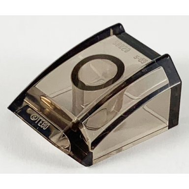 trans-brown slope curved 2 x 2 lip