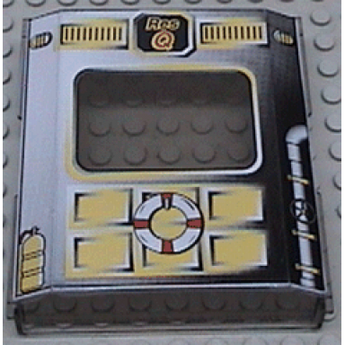 trans-brown panel 2 x 8 x 8 with res-q maritime pattern
