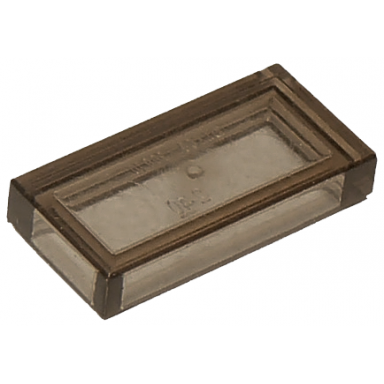 trans-brown tile 1 x 2