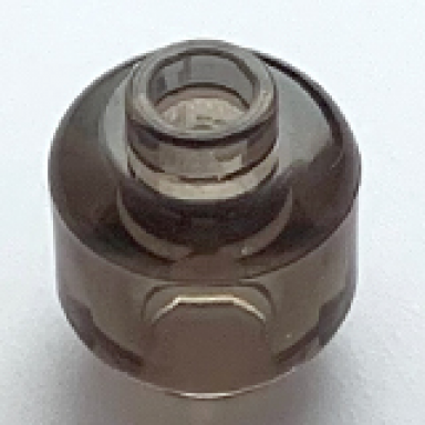 trans-brown minifigure head plain