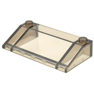 trans-brown slope 33 3 x 6 with inner walls