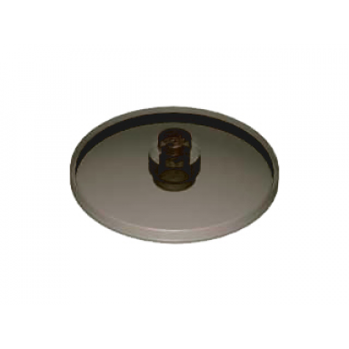 trans-brown dish 4 x 4 inverted radar with solid stud