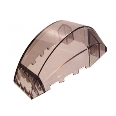 trans-brown windscreen 6 x 4 x 2 wedge curved