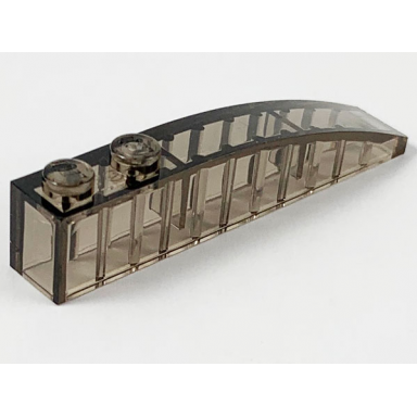 trans-brown slope curved 6 x 1