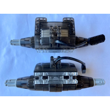 electric motor rc with flexible superaxles and light
