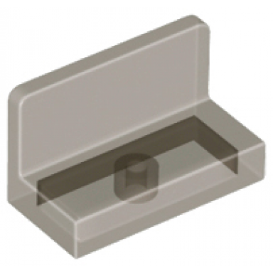 trans-brown panel 1 x 2 x 1 with rounded corners