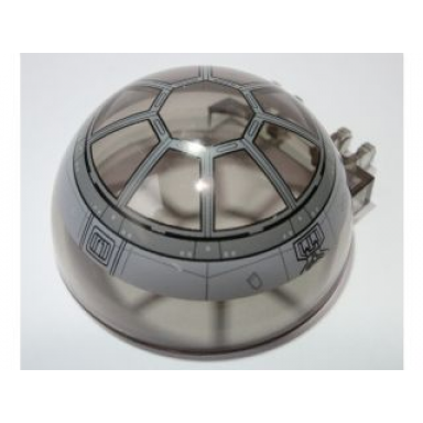 trans-brown windscreen 6 x 6 x 3 canopy half sphere with dual 2 fingers with sw tie-fighter pattern