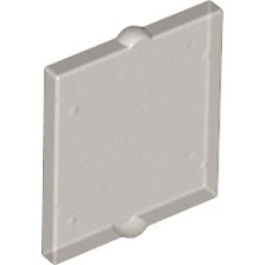 trans-brown glass for window 1 x 2 x 2 flat front