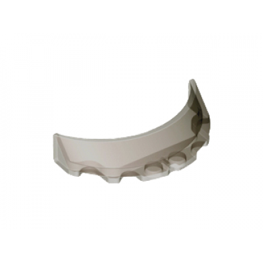 trans-brown windscreen 3 x 6 x 1 curved