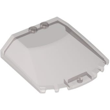 trans-brown windscreen 6 x 6 x 1 1 3 straight sides