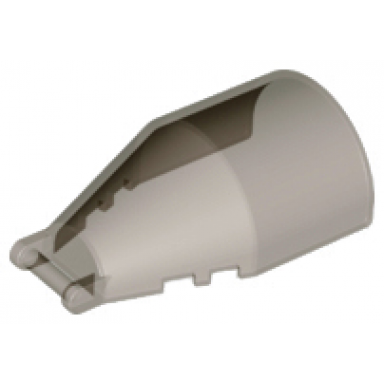 trans-brown windscreen 6 x 4 x 2 round with bar handle