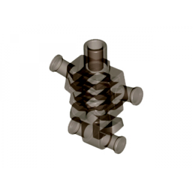 trans-brown torso skeleton angular rib cage